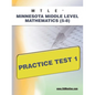 Mtle Minnesota Middle Level Mathematics (5-8) Practice Test 1 - Paperback