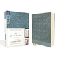 Niv, Journal the Word Bible (Perfect for Note-Taking), Large Print, Leathersoft, Teal, Red Letter, Comfort Print: Reflect, Take Notes, or Create Art N - Imitation Leather