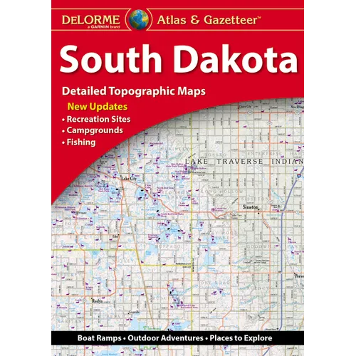 Delorme Atlas & Gazetteer South Dakota - Paperback