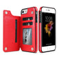 Leather Wallet Case for iPhone - Flip Cover with Card Slots & Kickstand