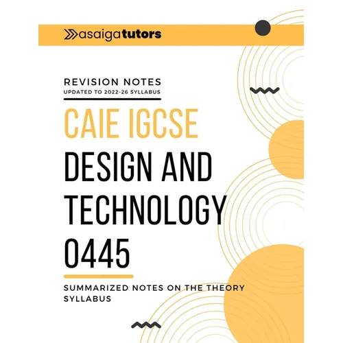 Design and Technology - Resistant Materials: Student Revision Notes - Cambridge - IGCSE - Paperback