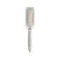 Olivia Garden Expert Care Rectangular Nylon Bristles Hair Brush - Silver S, Professional Detangling & Styling Tool