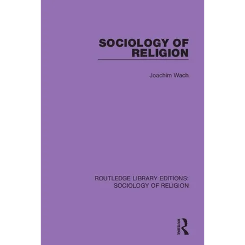 Sociology of Religion - Paperback