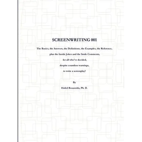 Screenwriting 001 - Paperback