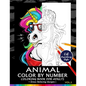 Animals Color by Numbers for Adults Vol.2: Adults Coloring Book Stress Relieving Designs Patterns - Paperback