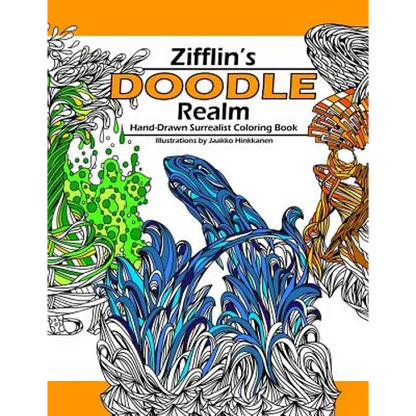 Doodle Realm: Zifflin's Coloring Book - Paperback