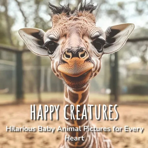 Happy Creatures - Hilarious Baby Animal Pictures for Every Heart: Joyful Baby Animals: A Humorous Picture Book for Adults and Seniors - Paperback