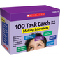 100 Task Cards in a Box: Making Inferences - Hardcover