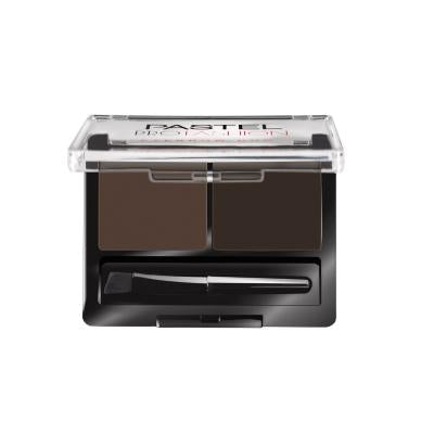 Pastel Eyebrow Duo 03 Dark: Long-Lasting Eyebrow Makeup with Wax & Filling Powder for Perfectly Defined Brows