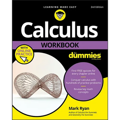 Calculus Workbook for Dummies with Online Practice - Paperback