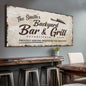 Backyard Bar & Grill Sign XVI