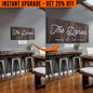 Upgrade Your 20x10 Inches 'Family Name' (Style 1) Canvas To 48x24 Inches