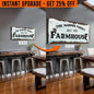 Upgrade Your 20x10 Inches 'Family Farmhouse' (Style 1) Canvas To 24x48 Inches