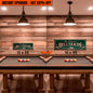 Upgrade Your 12x36 Inches 'Neighborhood Pool Hall Billiards Sign' Canvas To 16x48 Inches