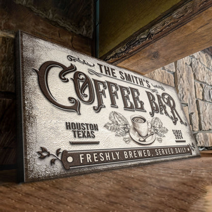 Coffee Bar Sign X