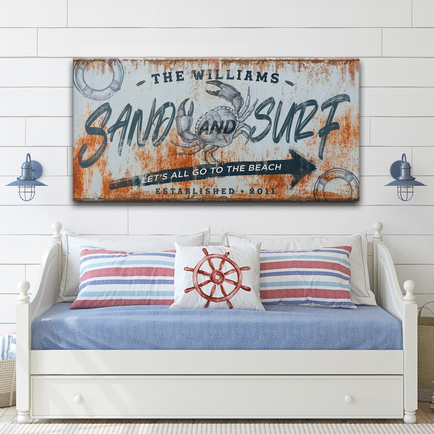 Sand And Surf Sign