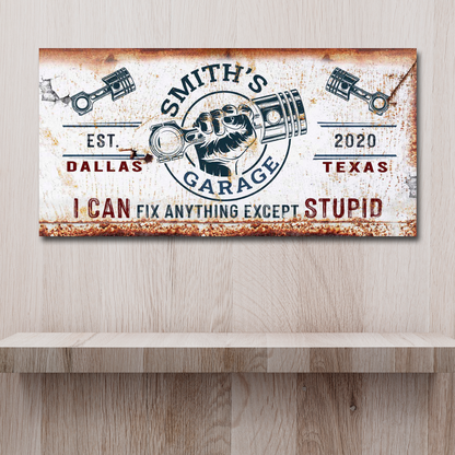 Family Garage Sign
