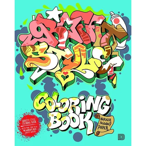 Graffiti Style Coloring Book - Paperback