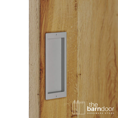 Barn Door Square Corner Flush Pull