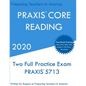 PRAXIS CORE Reading: Two Full Practice PRAXIS CORE Reading Exams - Paperback
