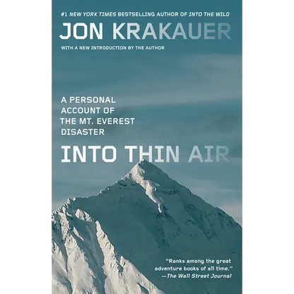 Into Thin Air: A Personal Account of the Mount Everest Disaster - Paperback