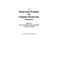 A Meskwaki-English and English-Meskwaki Dictionary Based on Early Twentieth-Century Writings by Native Speakers - Paperback