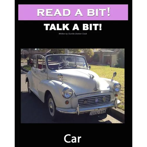 Read a Bit! Talk a Bit! Car: Alzheimer's Dementia activity book - Paperback