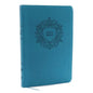 NKJV, Value Thinline Bible, Large Print, Imitation Leather, Blue, Red Letter Edition - Imitation Leather