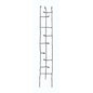 6-Ft High Narrow Garden Trellis in Metal Sprouting Twig Leaf