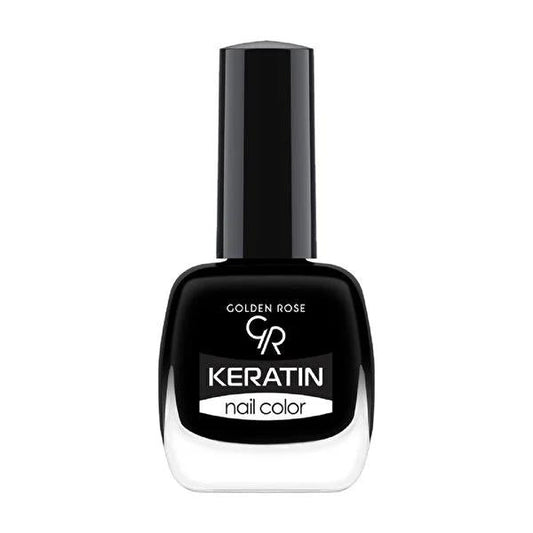 Golden Rose Keratin Nail Polish - Long Lasting Shiny Finish, Rich Color Options