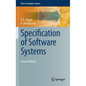 Specification of Software Systems - Hardcover