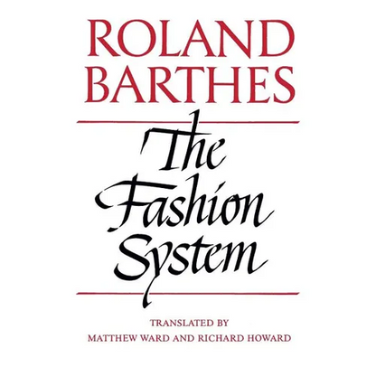 The Fashion System - Paperback