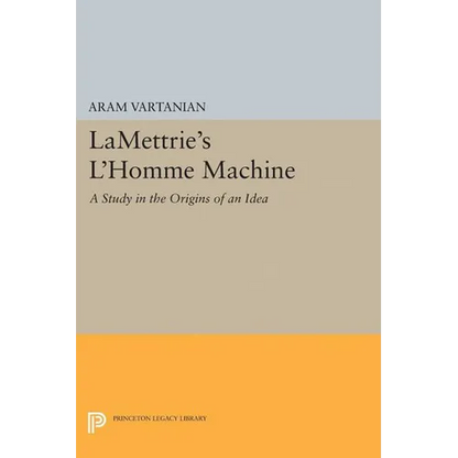 Lamettrie's l'Homme Machine - Paperback