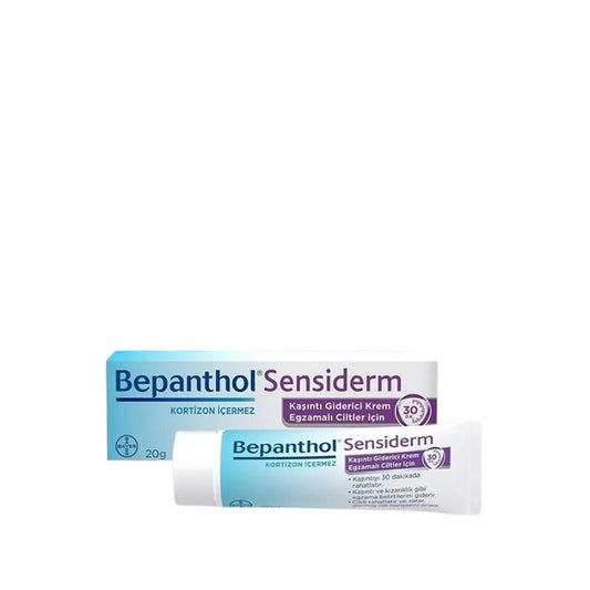 Bepanthol Sensiderm Anti-Itch Cream for Sensitive Skin - Relieves Itching, Soothes Irritation - 20g