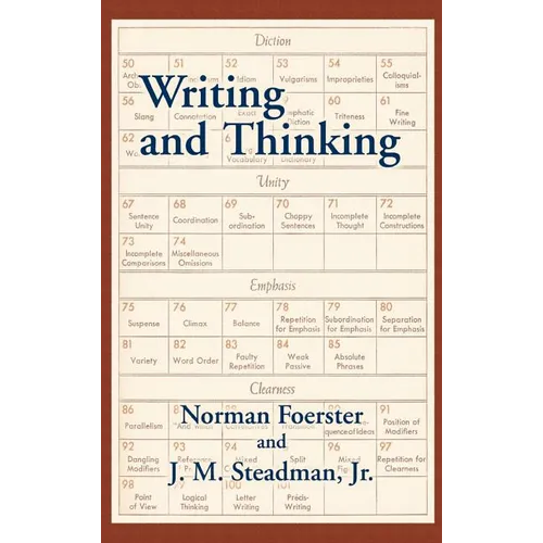 Writing and Thinking: A Handbook of Composition and Revision - Hardcover