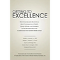 Getting to Excellence: What Every Educator Should Know about Consequences of Beliefs, Values, Attitudes, and Paradigms for the Reconstruction - Paperback