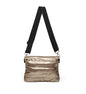 Gold Padded Crossbody Belt Bag
