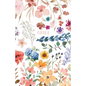 Colourful Floral Notebook: Watercolour Flower Journal Diary Sketchbook - Paperback
