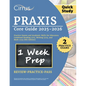 Praxis Core Quick Study Guide 2025-2026: 2 Practice Exams and Academic Skills for Educators Combined Reading 5713, Writing 5723, and Math 5733 [8th Ed - Paperback