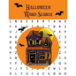 Halloween Word Search: Puzzles Activity Book, Fun For Kids & Adults, Puzzle Activities Gift, With Solutions Pages - Paperback