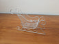 Wire Frame Sleigh from Unknown -  Holiday Decor (Metal Tabletop Decor / Candy Dish, Modern, Minimalist, Glam, Silver)