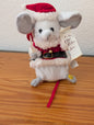 Christmas Story-Telling Mouse from Unknown -  Holiday Decor (Fabric, Plastic Decor / Toy, Kids, Whimsical, White, Red, Grey)