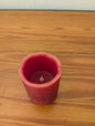 Red Pillar Candle from Unknown -  Holiday Decor (Wax Decor, Traditional, Modern Farmhouse, Red)