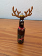 Beer Bottle Reindeer Ornament from Unknown -  Ornaments (Glass, Plastic, Metal Ornament, Novelty, Whimsical, Brown, Red, Tan)