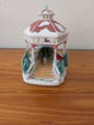 Christmas Village Gazebo from Unknown -  Holiday Decor (Ceramic or Resin Decor / Village Piece, Traditional, Victorian, White, Red, Green)