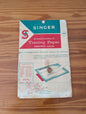 Dressmaker's Tracing Paper from The Singer Company - 1960s-1970s Craft Supplies (Paper, Wax/Chalk Sewing Supplies, Vintage, Sewing, Craft, Teal, Red, White)