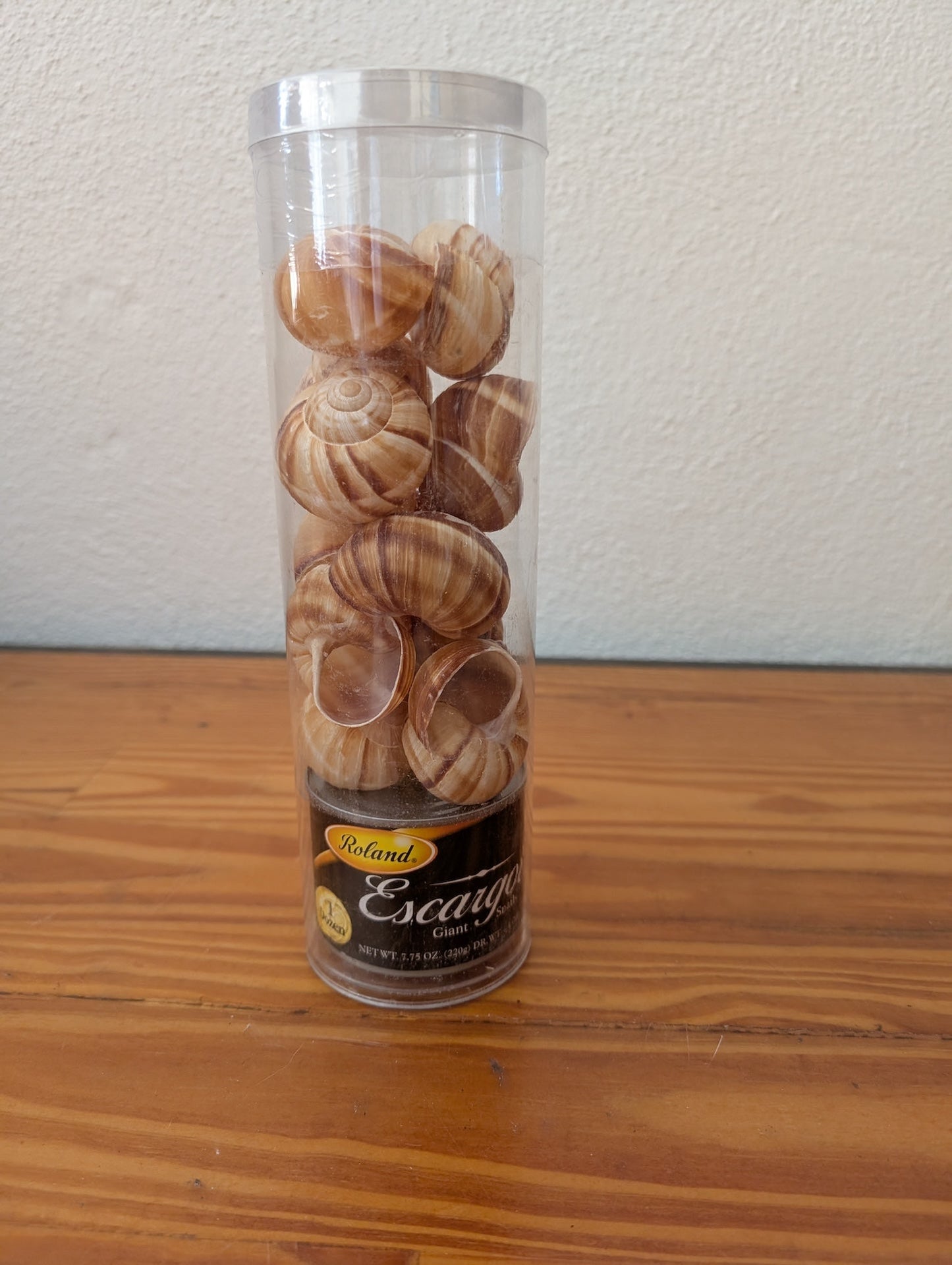 Giant Escargot Shells from Roland -  Pantry / Craft Supplies (Shells, Plastic Food Product, N/A, Brown, Beige)