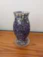 Purple Mosaic Vase from Unknown -  Home Decor (Glass, Grout Vase, Bohemian, Eclectic, Purple, Iridescent)