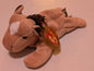 Derby the Horse - Ty Beanie Baby (Brown, White, 1995, Plush Toy, MWMT, Stuffed Animal, Vintage, Retired, Plushie)