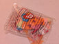 Neon - McDonald's / Ty Teenie Beanie Baby (Orange, Yellow, 2000, Plush Toy, Vintage, Stuffed Animal, Retired)